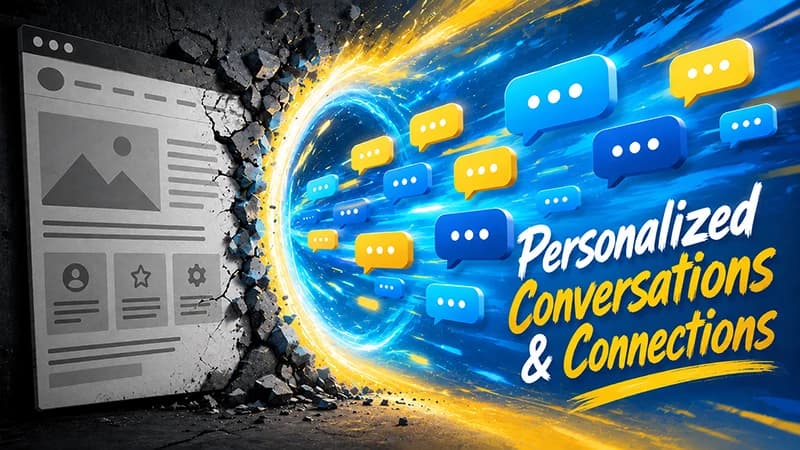 Static websites treat every visitor the same